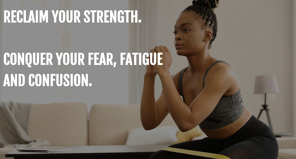 A 50+ woman exercising