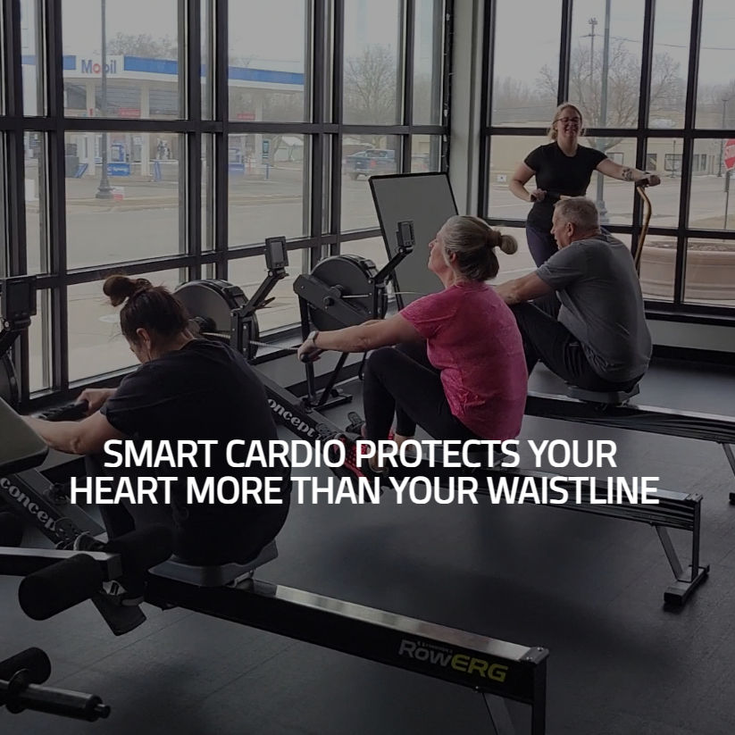People doing smart cardio for heart and lung health