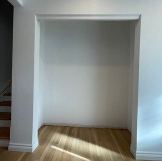 before and after fixer upper entryway, entryway closet to mudroom, diy home improvement, diy renovation, entryway before and after, cluttered to organized, pretty and practical with kids, functional home, practical interior design, diy and design, diy room makeover, diy entryway makeover, neutral home decor, empty closet