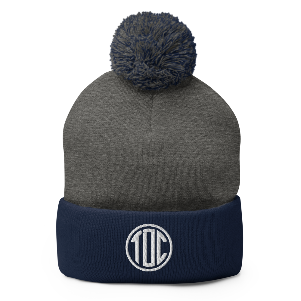 TOC Pom-Pom Beanie - NAVY