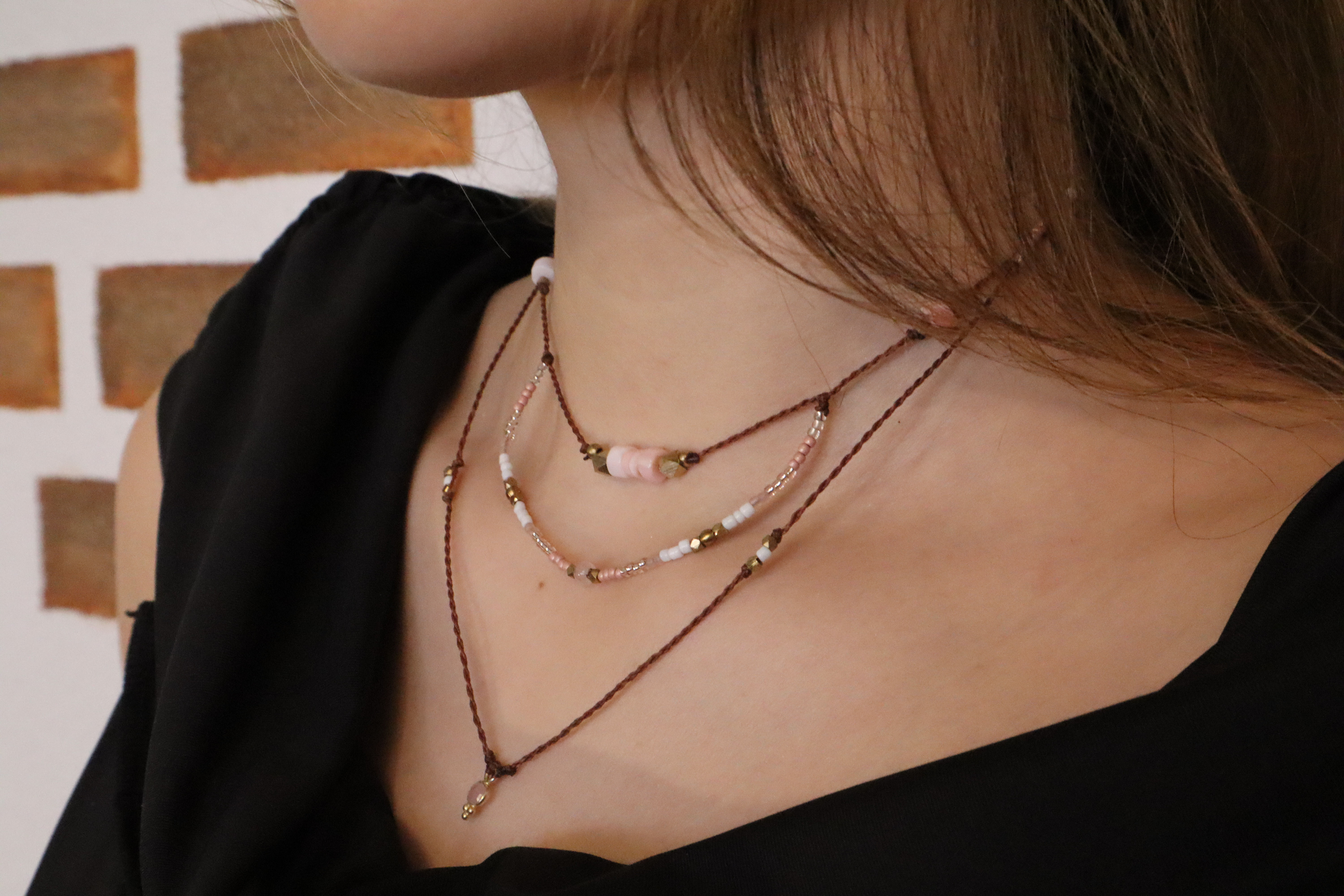 Halskette Aphrodite Messing