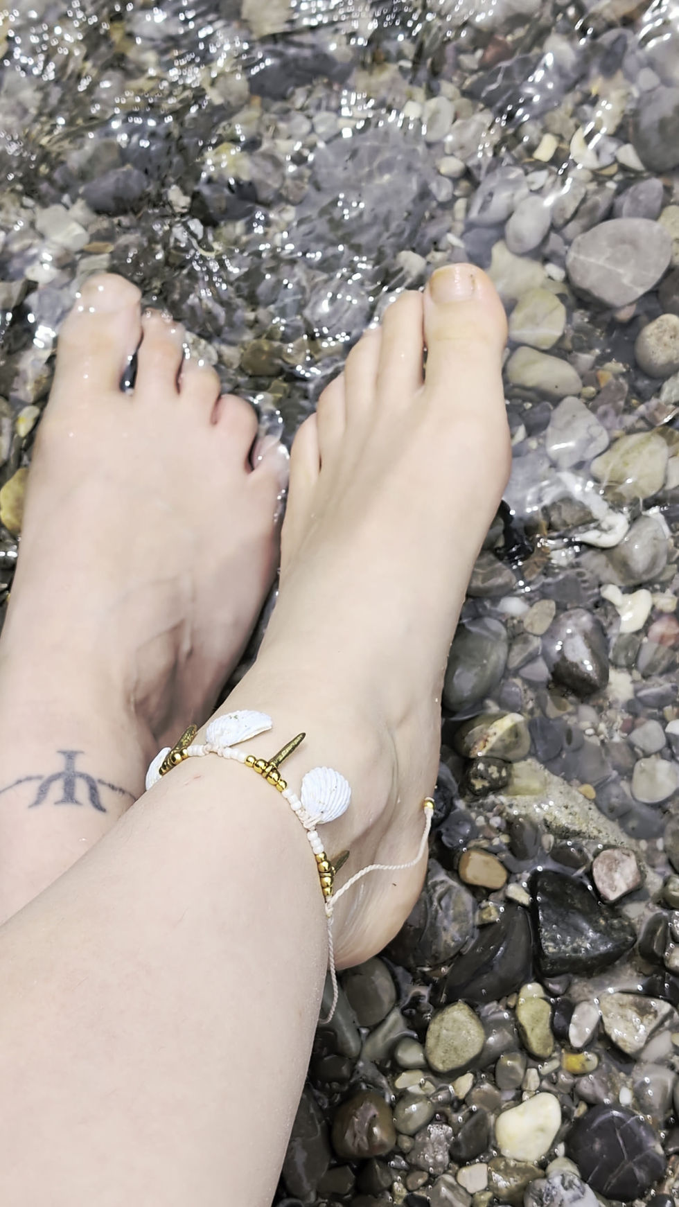 Thumbnail: Ocean Vibe ~ Muschel Fusskette
