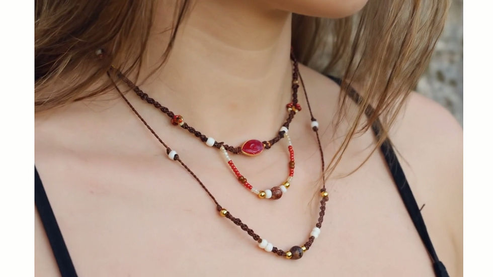 Miniaturbild: Halskette Aphrodite Edelstahl im Layering-Style