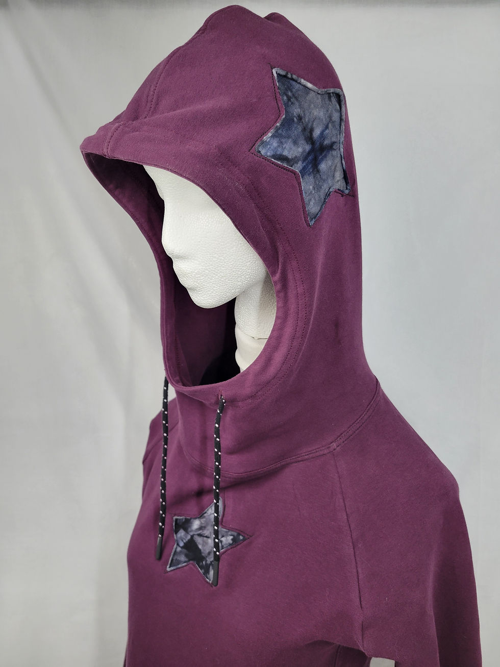 Thumbnail: Up-Cycled Woman's Pullover Hoodie - Stardust