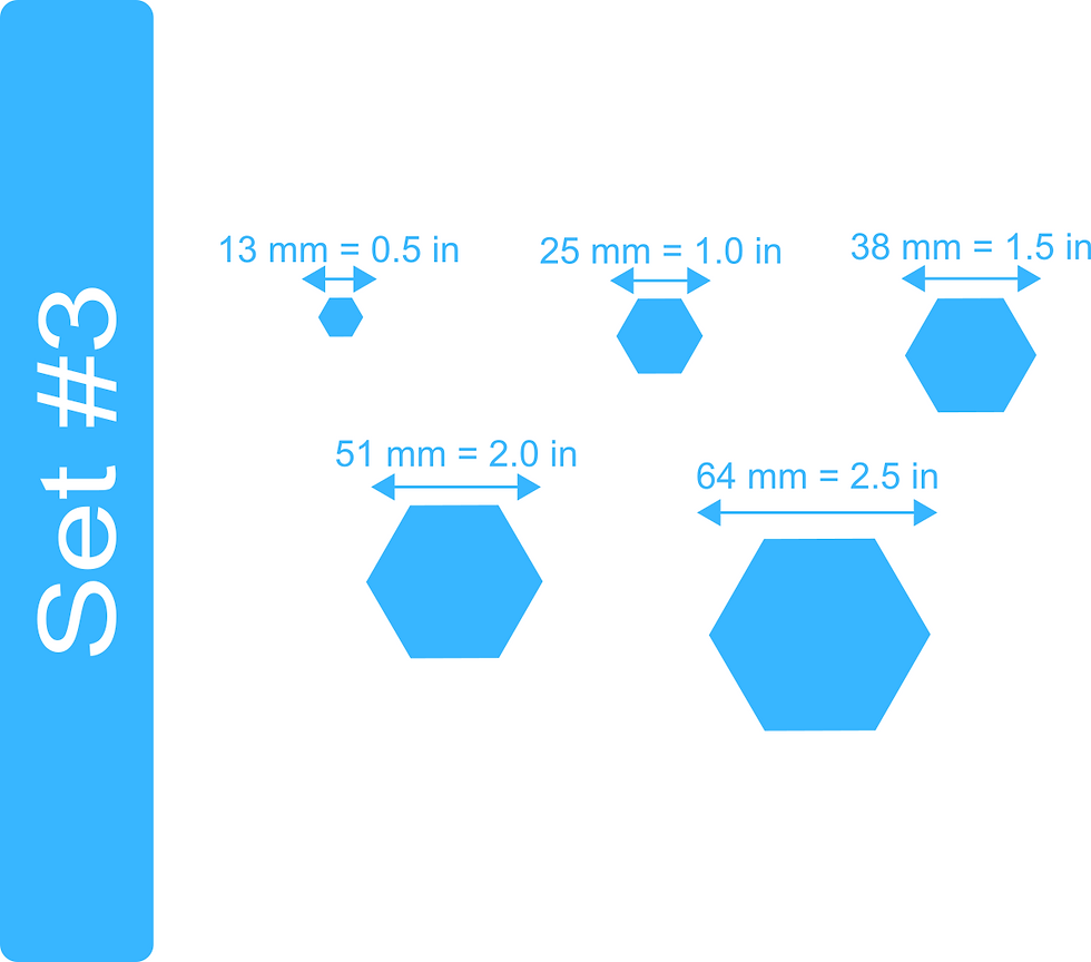 Thumbnail: Hexagon Polymer Clay Cutters