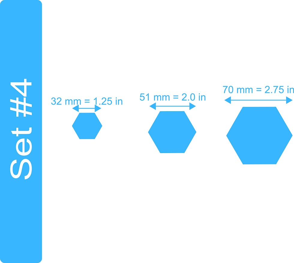 Thumbnail: Hexagon Polymer Clay Cutters
