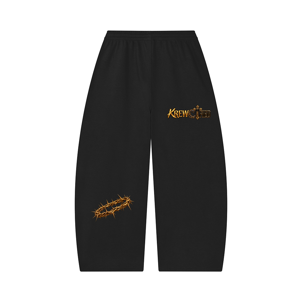 Thumbnail: Try The Bible Waffle Barrel Leg Pants