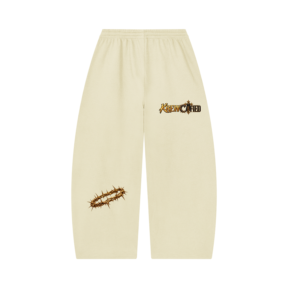 Thumbnail: Try The Bible Waffle Barrel Leg Pants