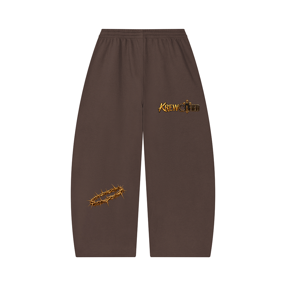 Thumbnail: Try The Bible Waffle Barrel Leg Pants