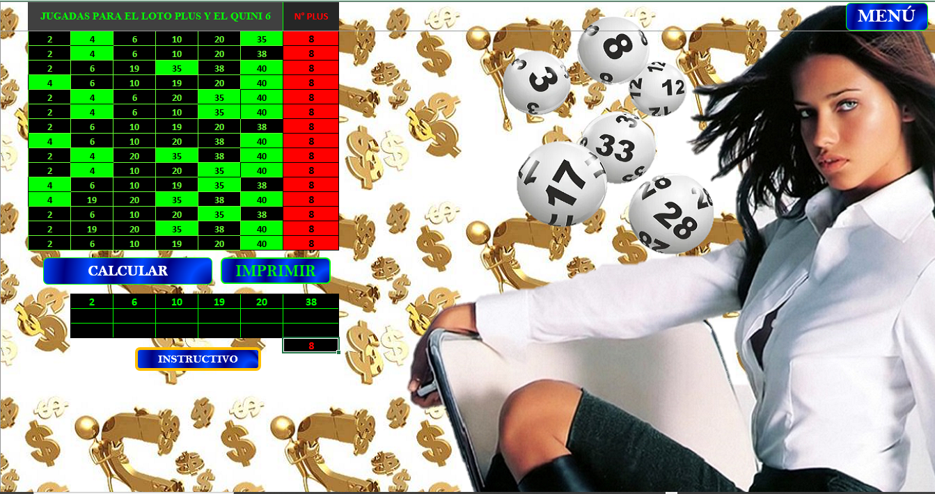 MÉTODO PARA GANAR EL LOTO PLUS Y EL QUINI 6 - NUEVO GENESIS - FULL FULL FULL