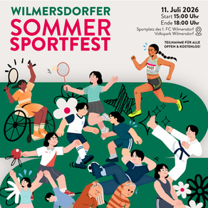 Wilmersdorfer Sommer-Sportfest am Samstag, 11. Juli ab 15 Uhr