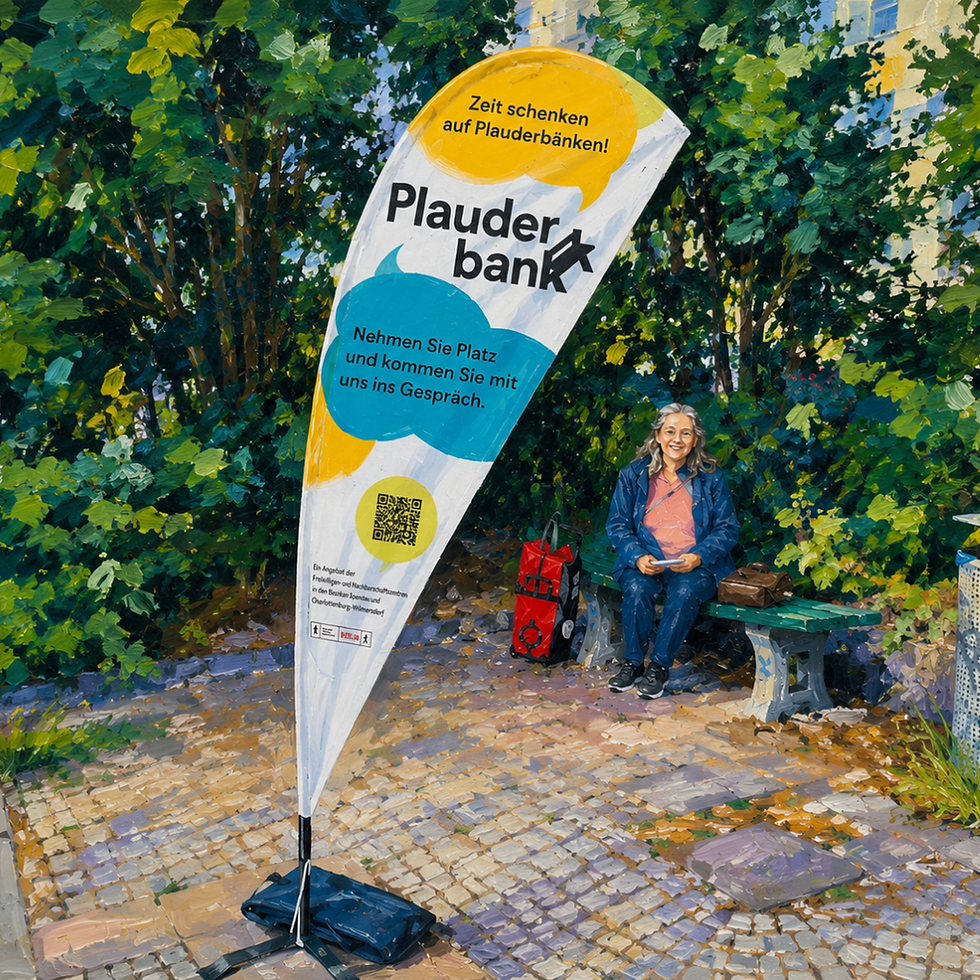 Plauderbänke sind wieder besetzt