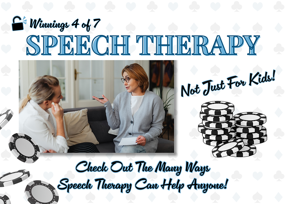 Is Speech Therapy Just for Kids?