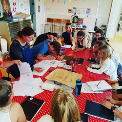 Our 10 yrs+ class had an introduction to portraiture