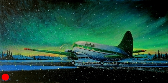 Curtiss C-46 powering up
