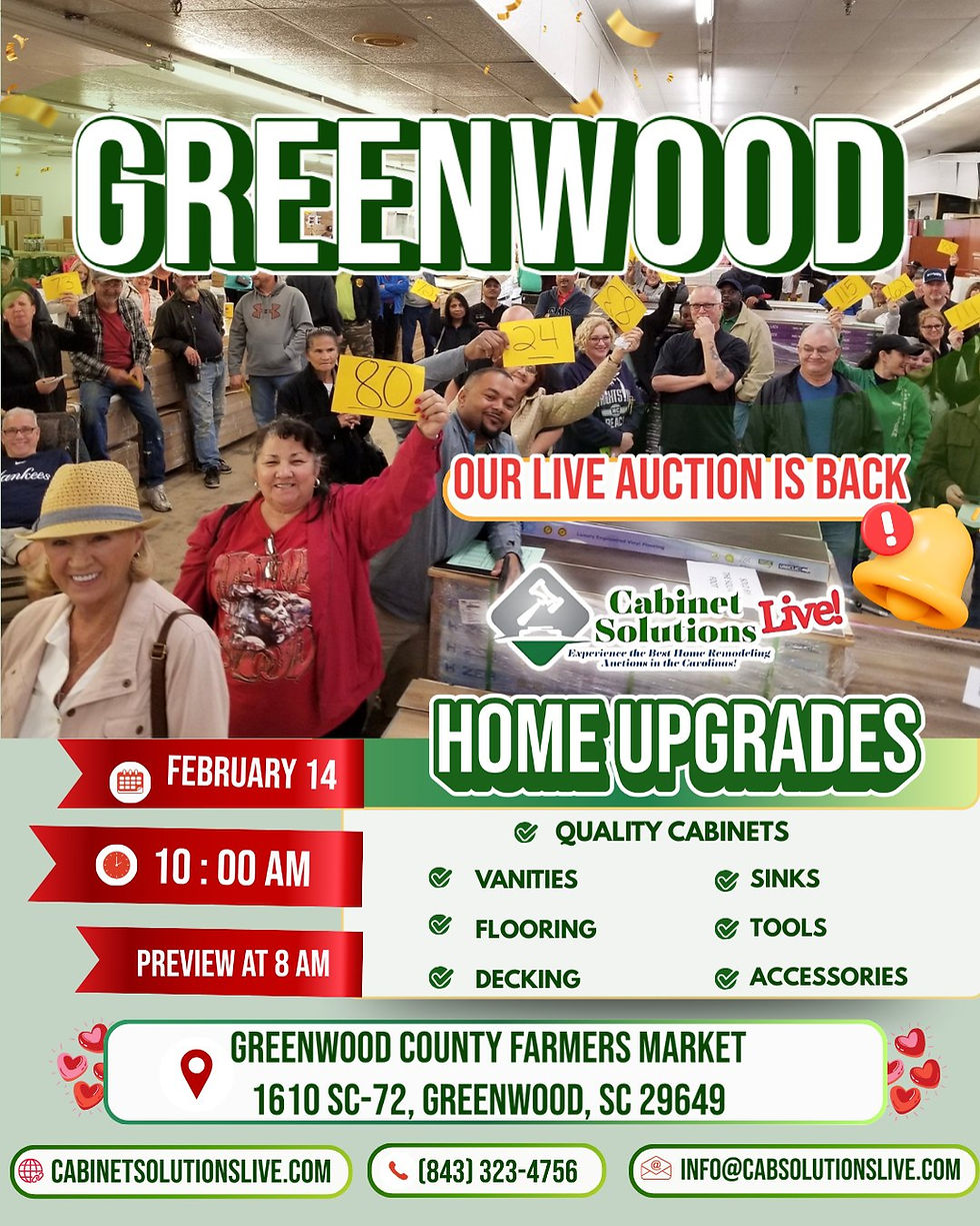 Greenwood Farmer's Market Auction Event (Preview starts at 8:30 AM)