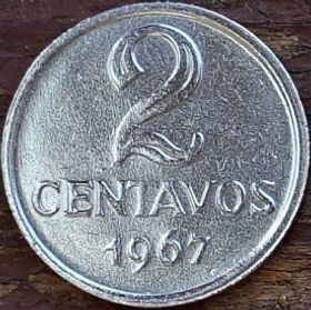 2 Сентаво 1967 року.
