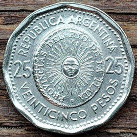 25 Песо 1966 року.