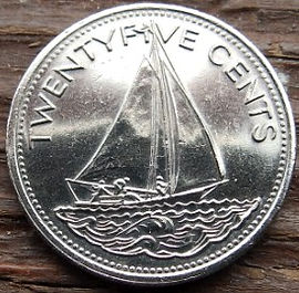 25 Центів 1985 року.