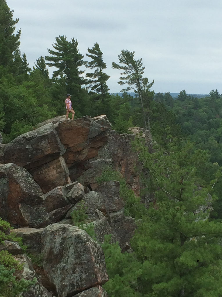 CALABOGIE HIKER: Calabogie Highlands, Ontario, Canada.