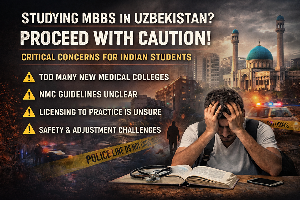 Caution for Indian students in Uzbekistan