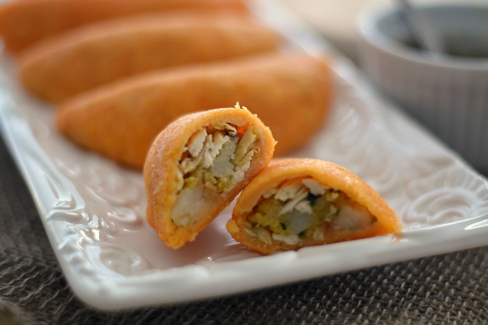 Empanadas de cebolla y panceta
