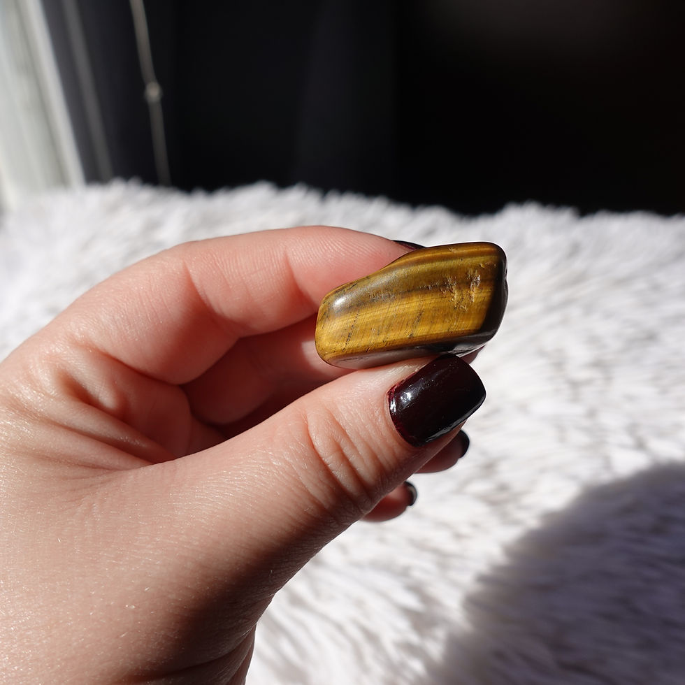 Thumbnail: Tiger's Eye Small Tumbled Crystal