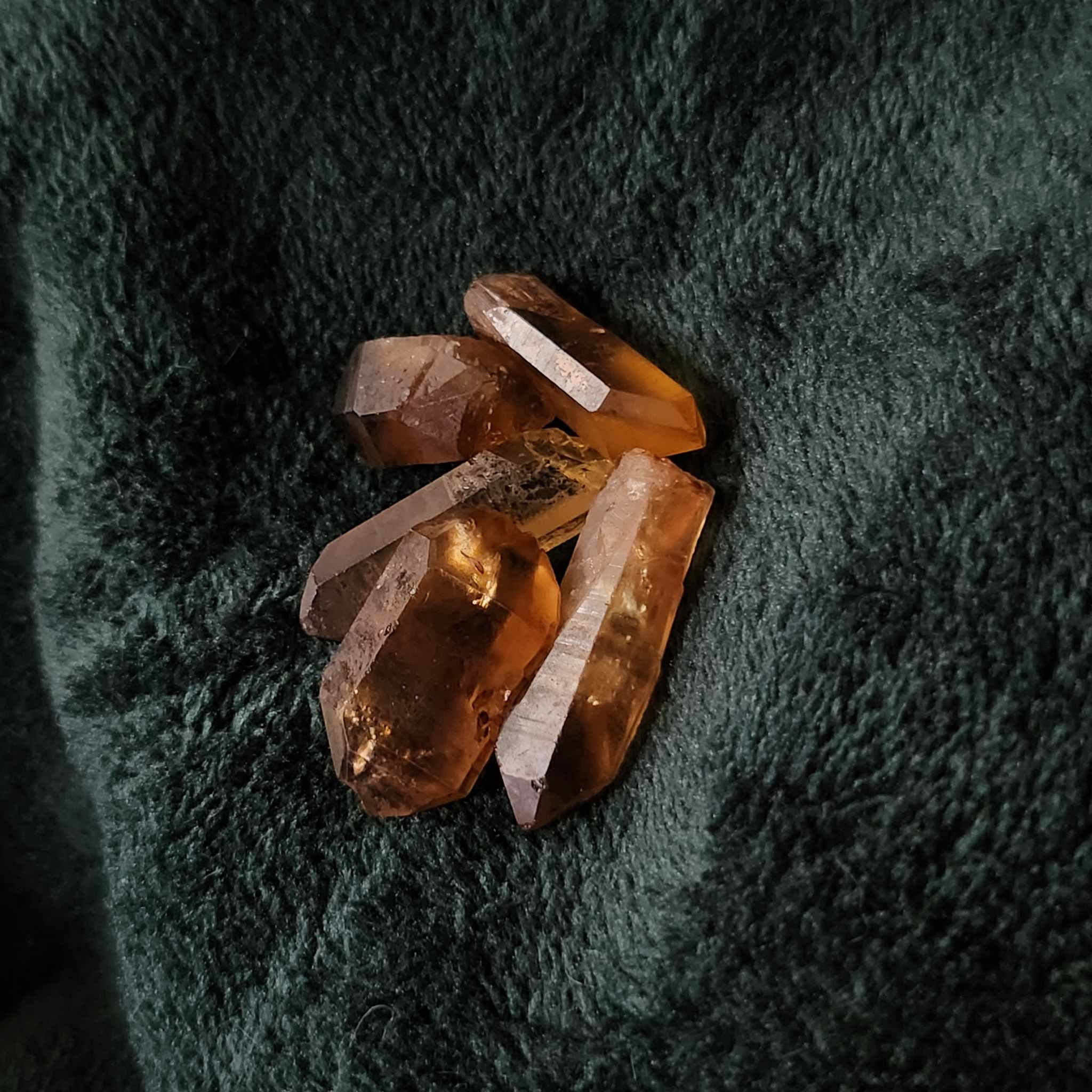 Mini Raw Citrine Crystal Chips