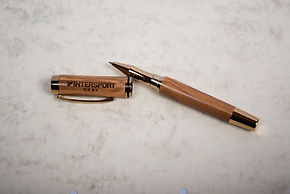 Gentleman Roller Gold Gentlemen Roller Holzeinmaanders Handgefertigt lasergravur personalisiert geschene persönlich werbeartikel