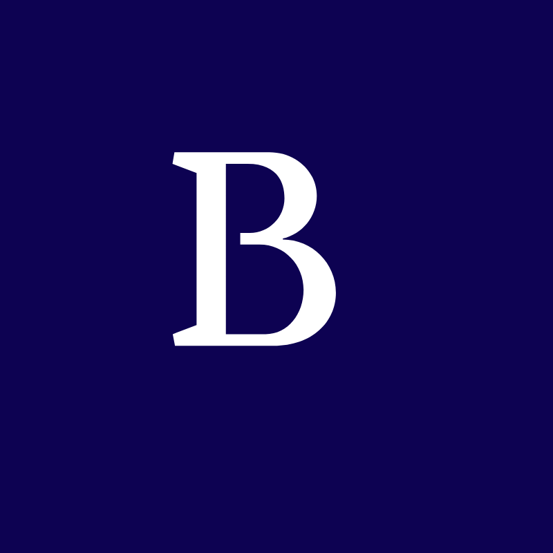 B