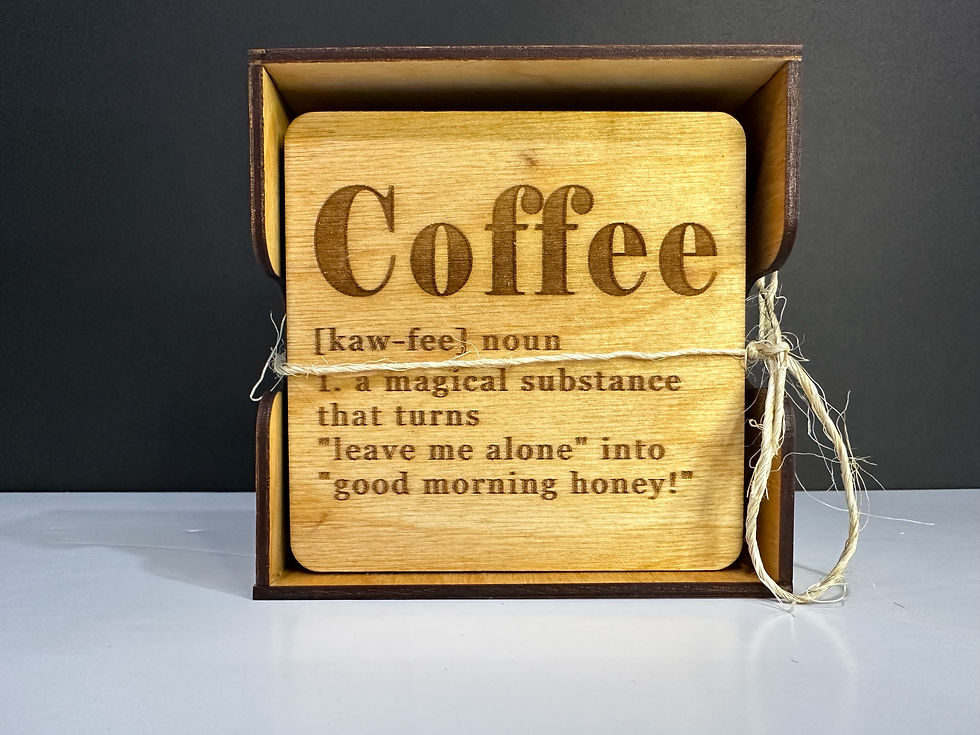 Thumbnail: Laser  Engraved Coasters