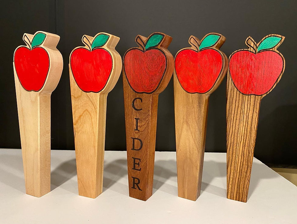 Thumbnail: Apple Cider Tap Handle - Zebra