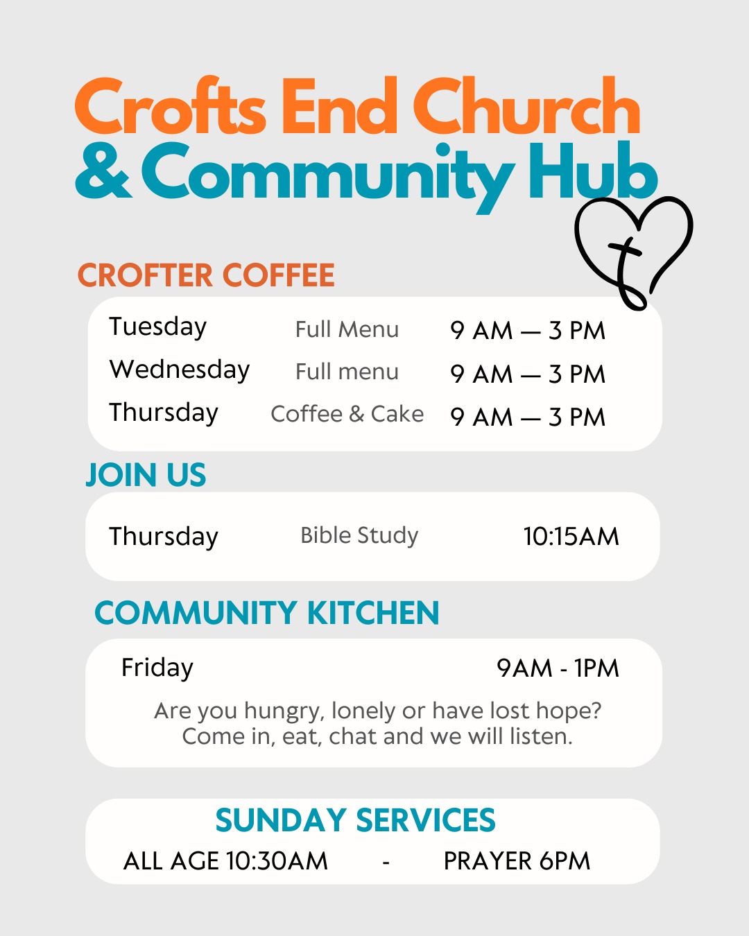 Friday's @ Crofter Coffee