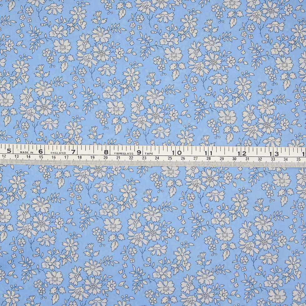 Thumbnail: Liberty Fabric Tana Lawn (Capel Blue)