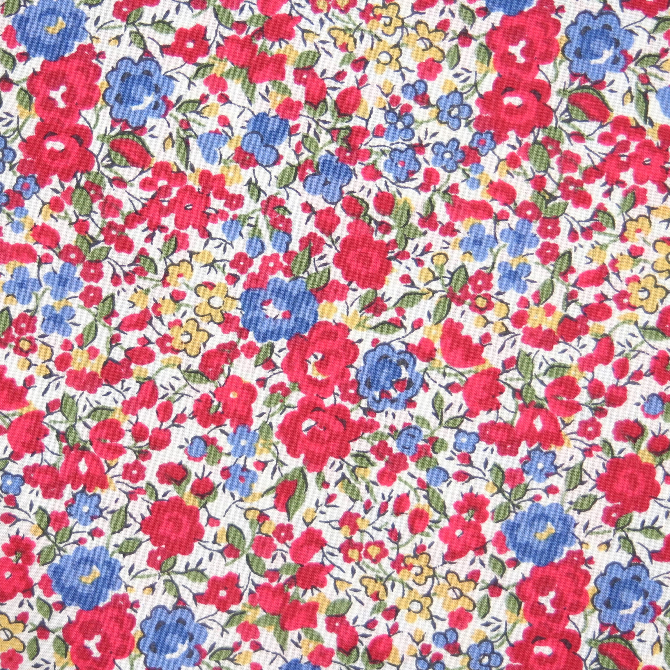 Liberty Fabric Tana Lawn (Emma Georgina Red)