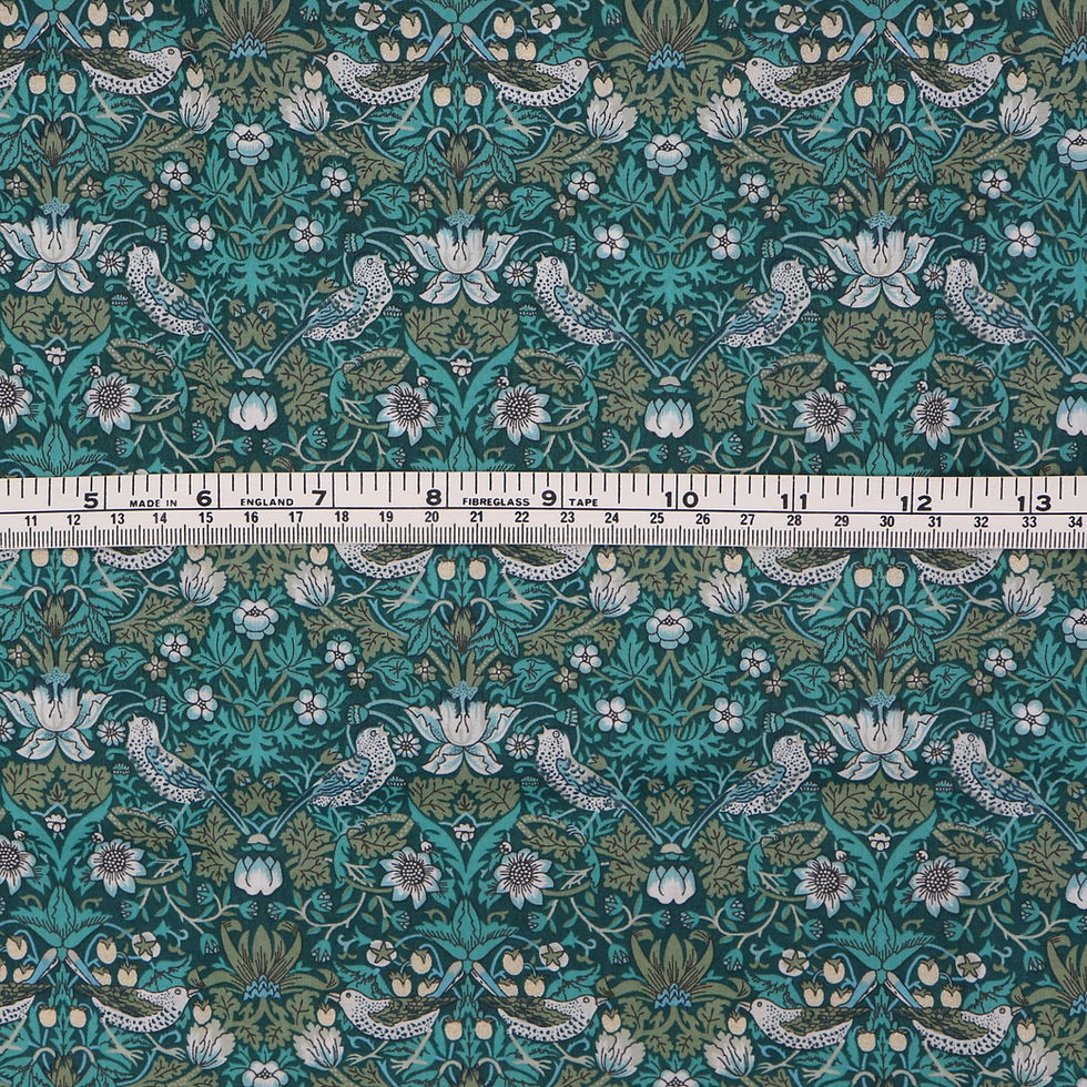 Thumbnail: Liberty Fabric Tana Lawn (Strawberry Thief Green)