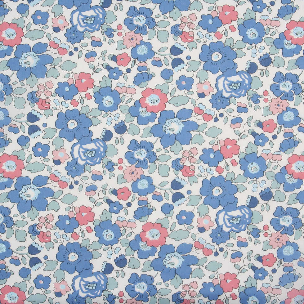 Thumbnail: Liberty Fabric Tana Lawn (Betsy Blue)