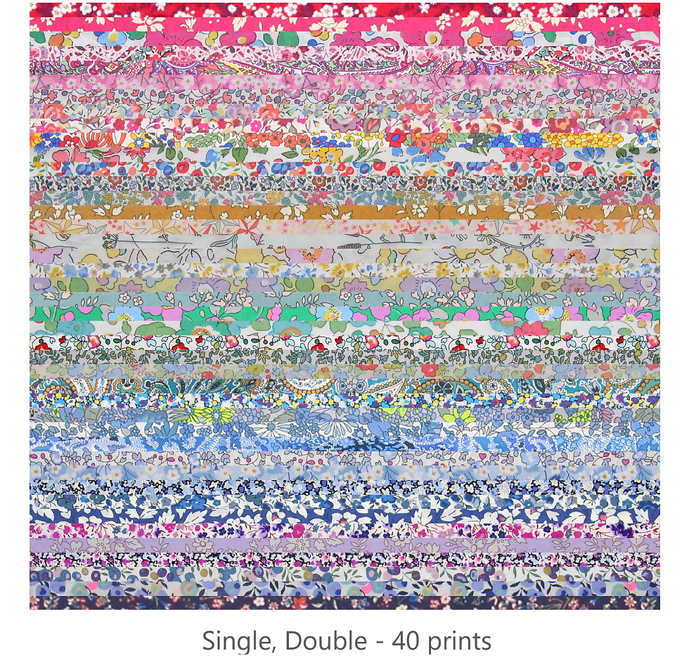 Thumbnail: Quilt Kit Liberty Fabric Tana Lawn (Rainbow Strip)