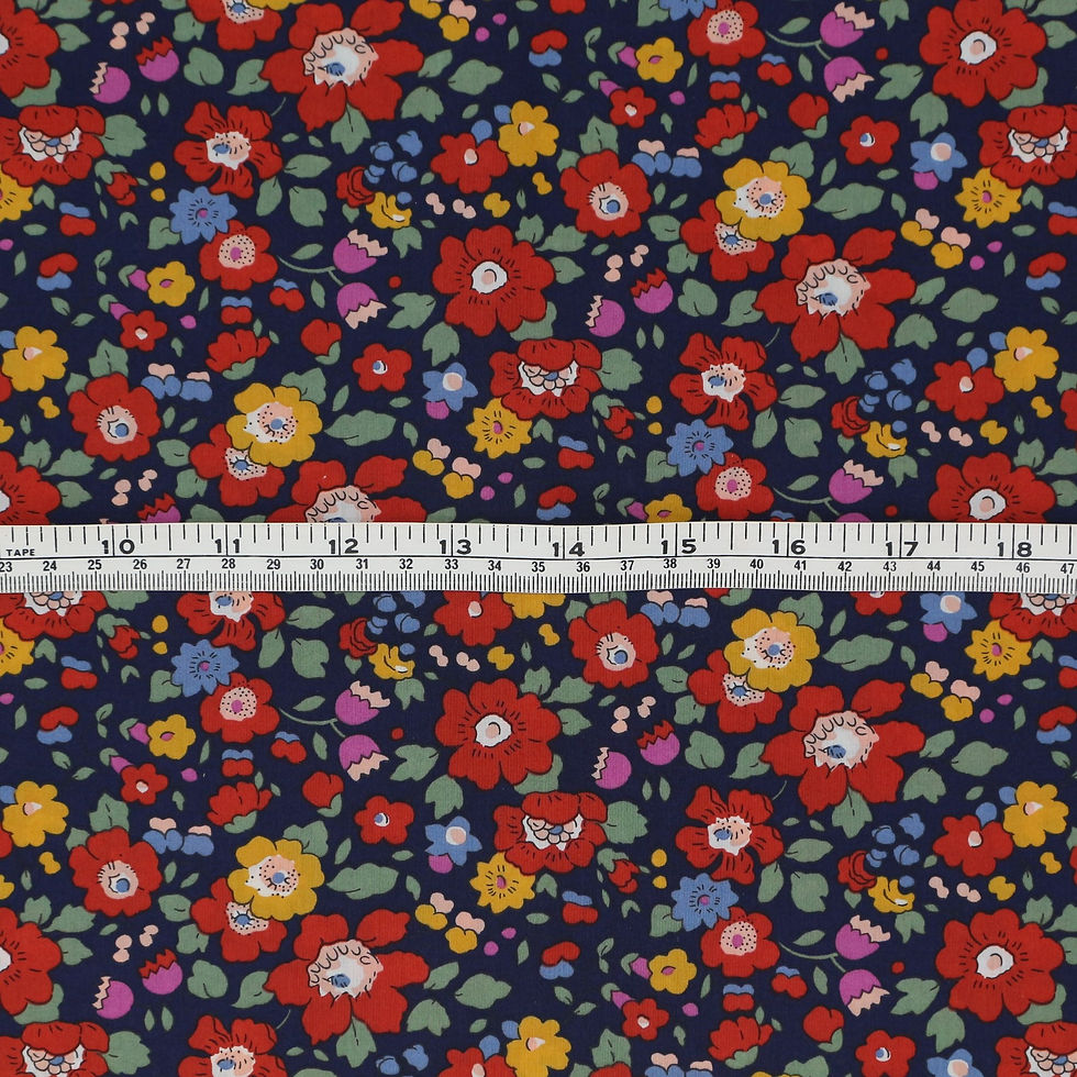 Thumbnail: Liberty Fabric Tana Lawn (Betsy Meadow Orange)