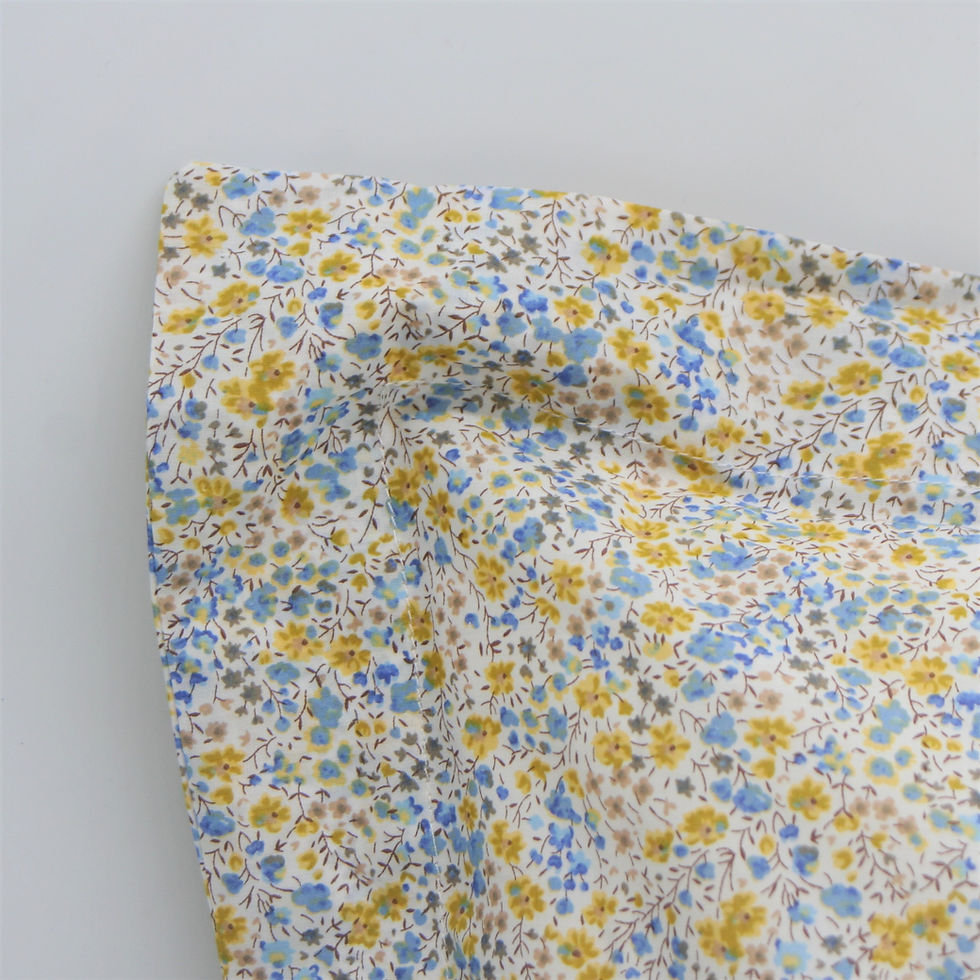 Thumbnail: Oxford Pillowcase Made with Liberty Fabric (Phoebe Yellow)