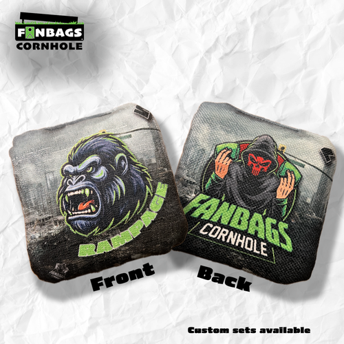 Rampage (City) Pro Series Cornhole Bags (Set of 4) | FanBags Cornhole