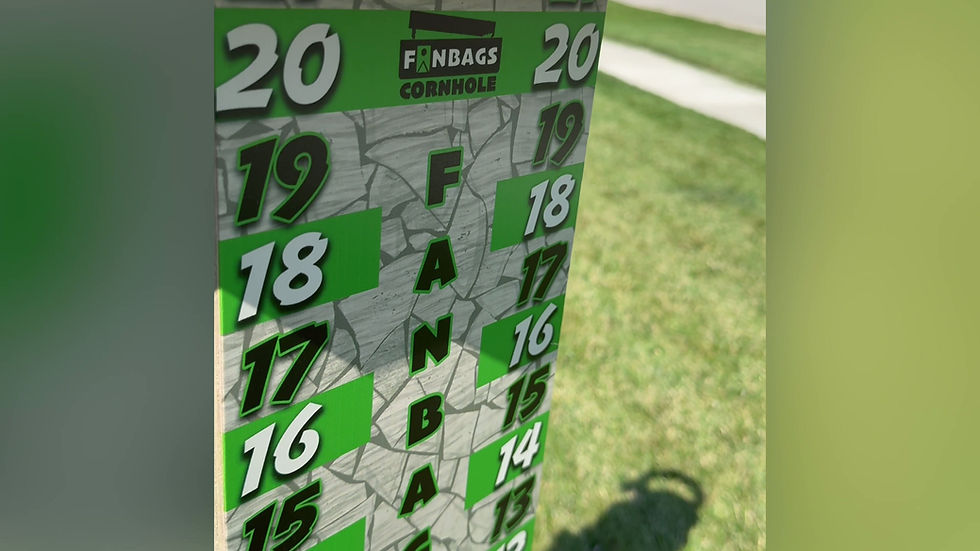 Thumbnail: A video that demonstrates the parts and features of a cornhole score keeper