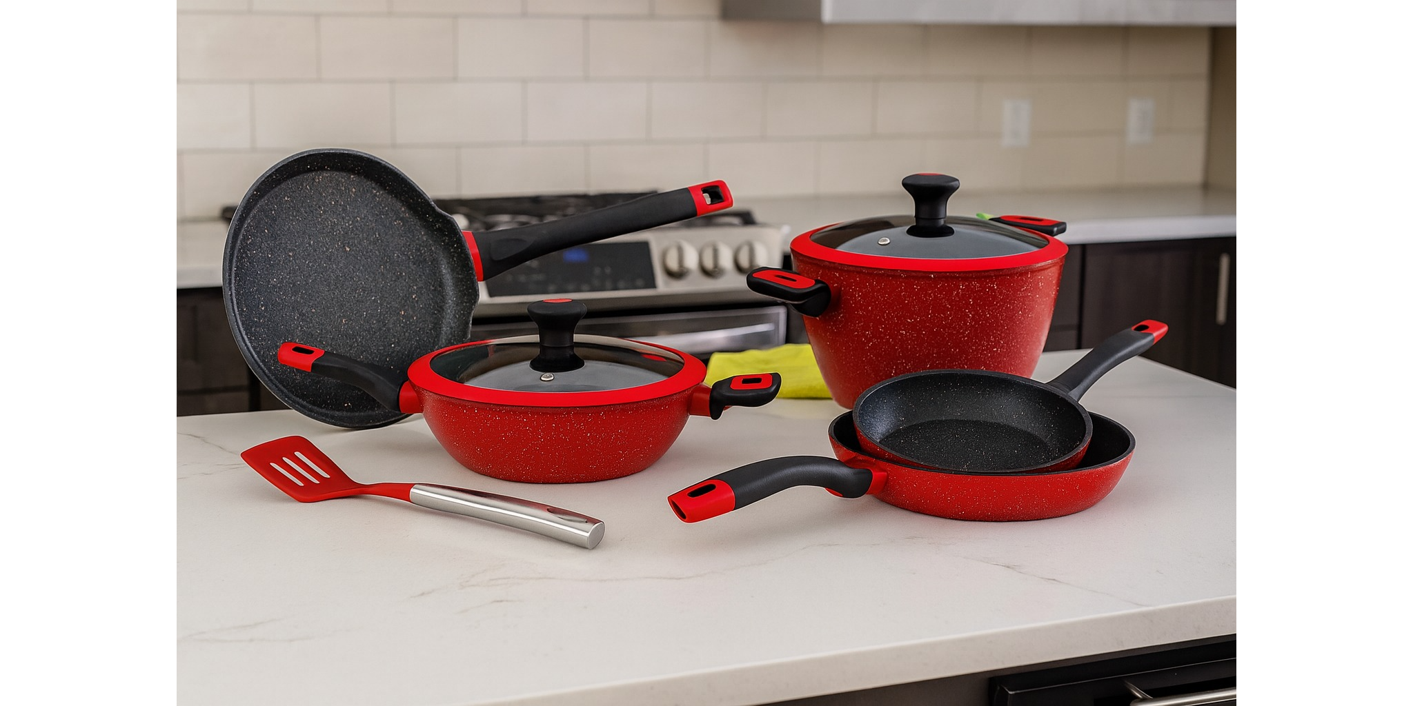 BATERIA DE COCINA FOODE 9PZAS