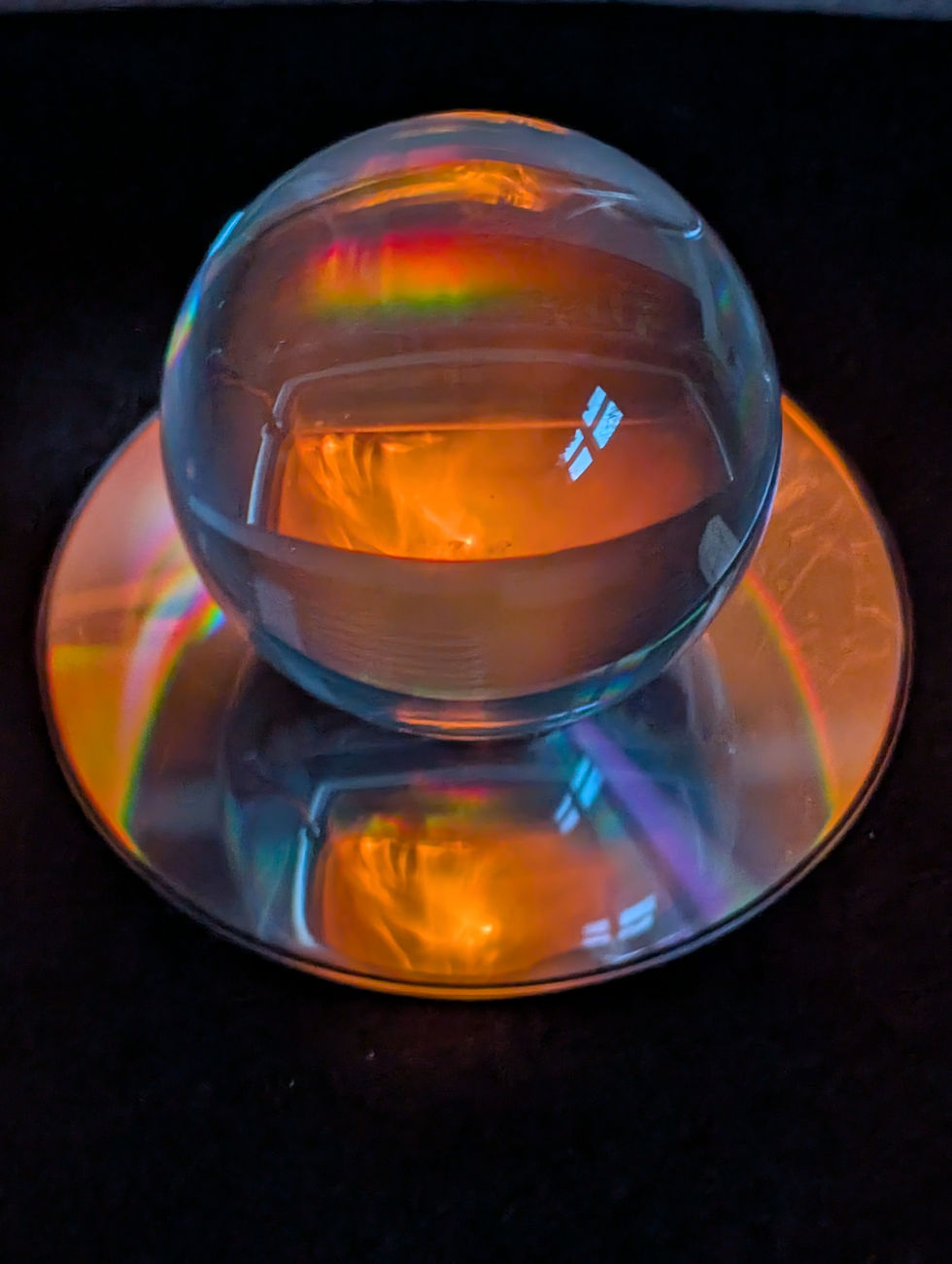 Reflections by the wood stove