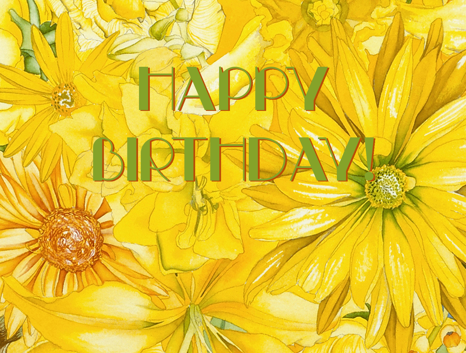 Happy Birthdat ( Sunburst ) #156