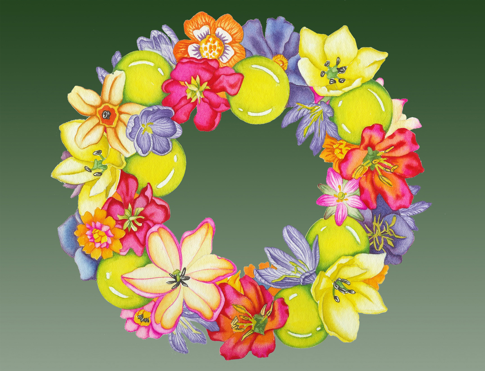 Floral Wreath #30