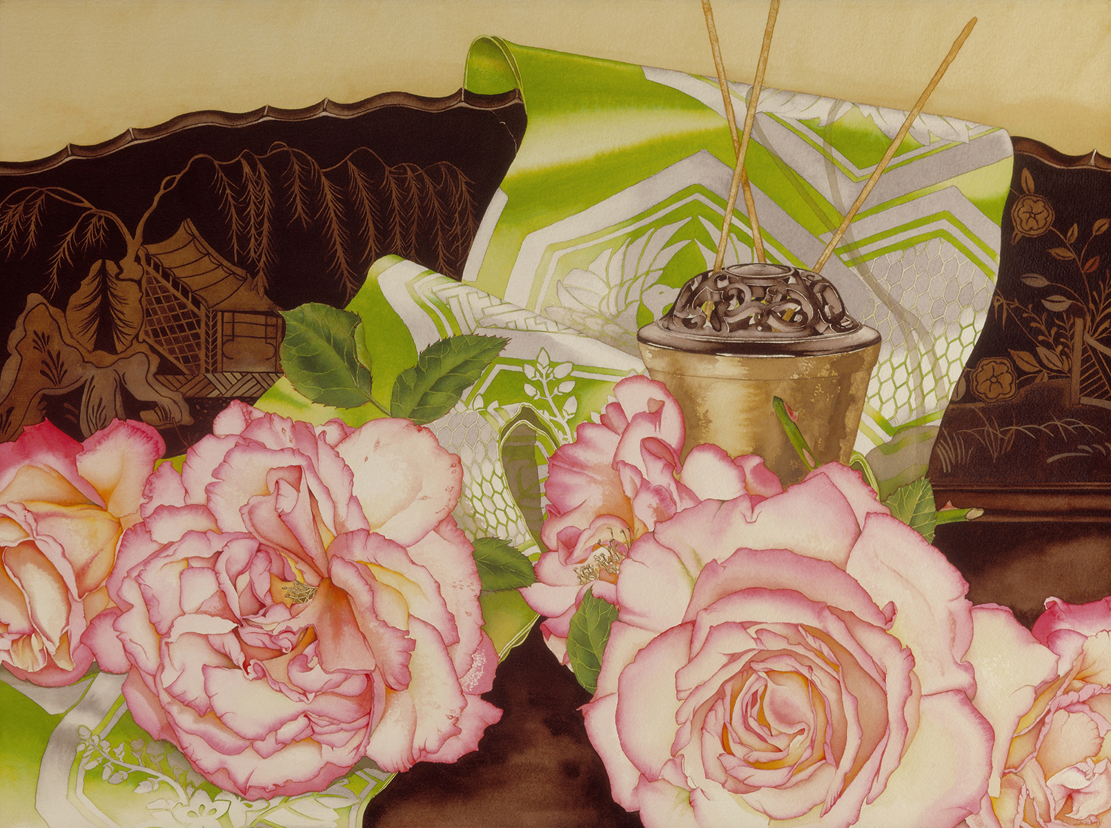 Obi with Roses #103