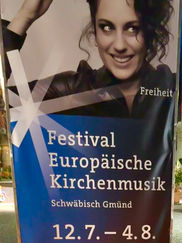 Poster Festival Europäische Kirchenmusik Schwäbisch Gmünd 12.7. - 4.8.2024