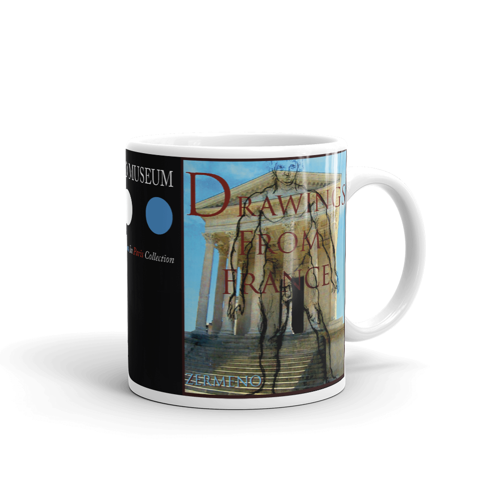 ZERMENO MUSEUM Vitruvian Nude Male Exhibition Mug