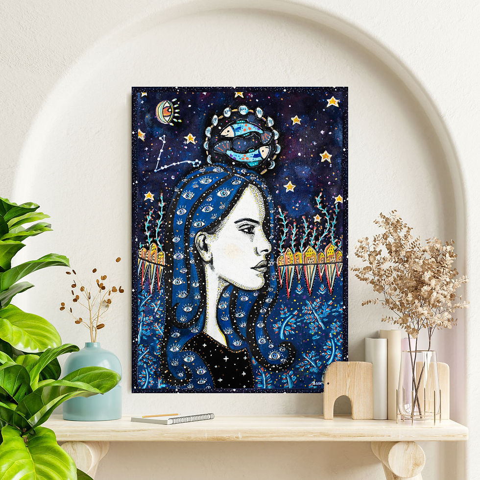 Thumbnail: Pisces Star Sign Print